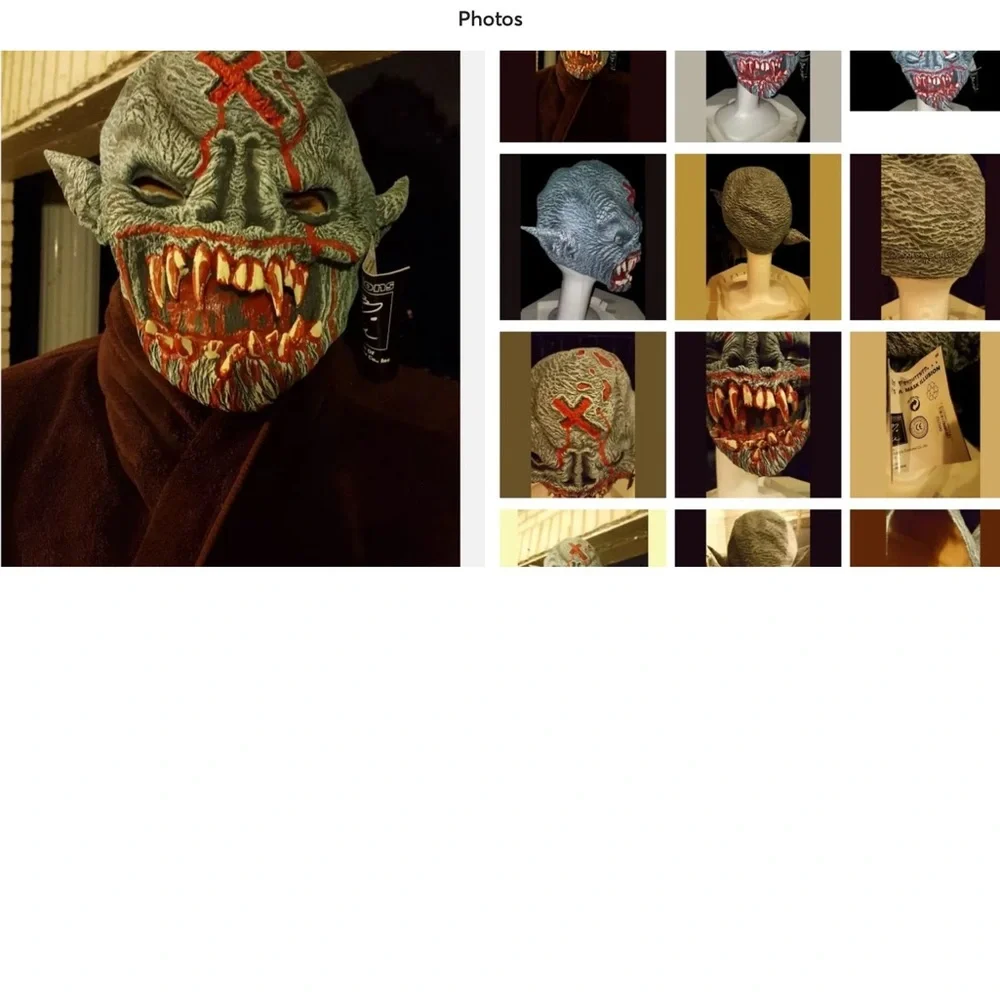 NW VINTAGE 2001 VAMPIE DEMON MASK Latex Prop by MASK Illusions Rubies #66032